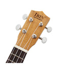 Sapele Wood 17inch Ukulele 4 String Guitar with Black Storage Bag Gift for Girls Kids Friends