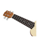 Sapele Wood 17inch Ukulele 4 String Guitar with Black Storage Bag Gift for Girls Kids Friends