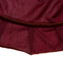 Pleuche Piano Stool Chair Cover for Piano Parts Accessories Claret