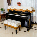 Piano Stool Chair Bench Cover Dust Protection for Piano Single Seat Bench Yellow