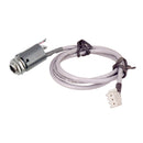 Acoustic Guitar Pickup EQ Preamp Cable with 6.35mm Endpin Output Jack 3 Pin Plug