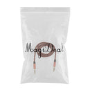 1m Nylon Braided Audio Aux Cable Male To Male For Headphones Car Home Stereo