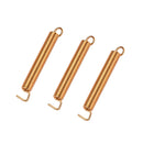 3 Pieces Electric Guitar Tremolo Bridge Springs for Floyd Rose Bridge Accessory Golden