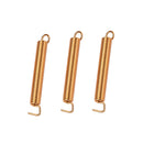 3 Pieces Electric Guitar Tremolo Bridge Springs for Floyd Rose Bridge Accessory Golden