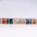 1 Piece Wooden Rainstick Rainmaker Wooden Colorful Rain Stick for Babies