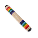 1 Piece Wooden Rainstick Rainmaker Wooden Colorful Rain Stick for Babies