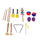 Kids Musical Instruments 7 Kinds Tambourine Drum Percussion Set for Early Education