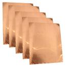 5 Pieces Guitar Copper Foil Tape EMI Shielding Tape for Electrical Repair 30x22.5cm