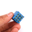 5pcs 3PDT Electric Guitar Effects Pedal Box Stomp Foot Switch True Bypass with Solder Terminals Block
