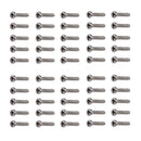 Pack of 50 Universal Iron Guitar Tremolo Bridge Saddle Mounting Screws 17 x 3mm