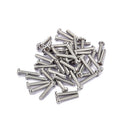 Pack of 50 Universal Iron Guitar Tremolo Bridge Saddle Mounting Screws 17 x 3mm
