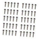 Pack of 50 Universal Iron Guitar Tremolo Bridge Saddle Mounting Screws 17 x 3mm