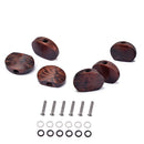 6Sets Guitar Tuning Peg knobs Mounting Screws Mounting Ferrules Washer Parts