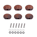 6Sets Guitar Tuning Peg knobs Mounting Screws Mounting Ferrules Washer Parts