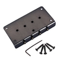 1 Set 4-String Guitar Saddle Bridge for Cigar Box Guitar/Bass Guitar/Ukulele Accessory String Space 14.1mm