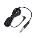 1x 6.35mm To 3.5mm Electric Guitar Audio Connect Cable Cord 300cm