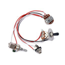Guitar Pre-wired Harness with Toggle Switch Alpha B500K Potentiometer for Electric/Cigar Box Guitar DIY Parts