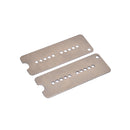 2 Pieces 6 String Guitar Humbucker Pickup Base Plates 50+52 for Electric Guitar P90 Pickup Parts 81 x 30mm