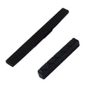 1 Set Ebony Slotted 6 String Guitar Saddle Nut for Classical Guitar DIY Parts Black