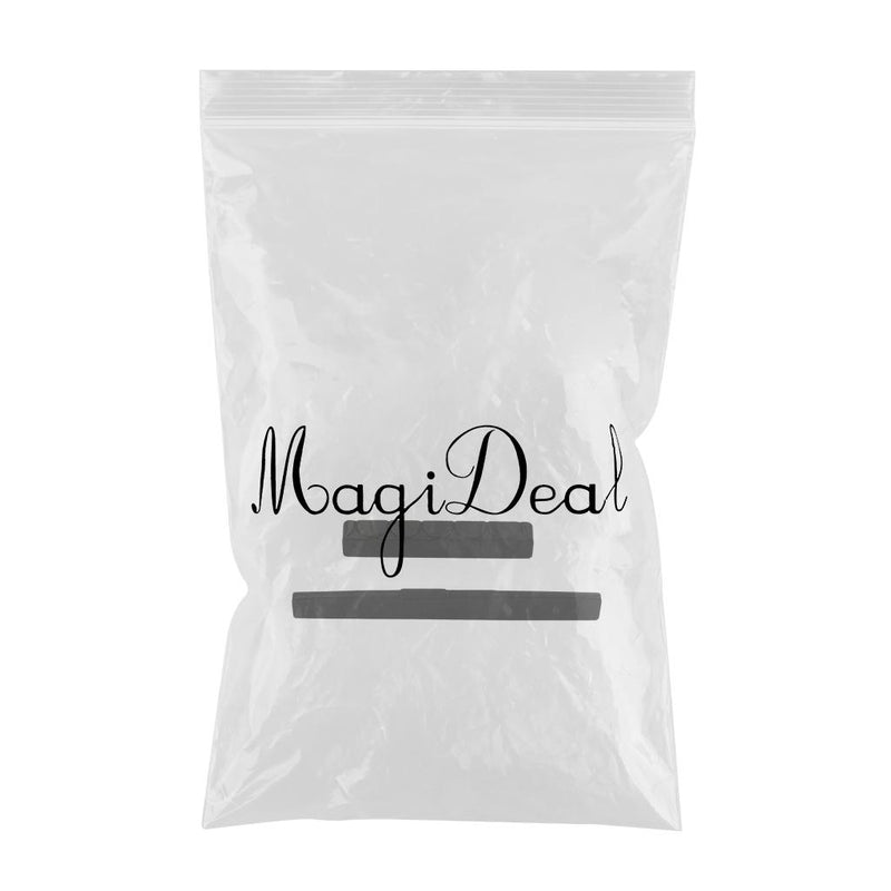 1 Set Ebony Slotted 6 String Guitar Saddle Nut for Classical Guitar DIY Parts Black