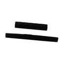 1 Set Ebony Slotted 6 String Guitar Saddle Nut for Classical Guitar DIY Parts Black