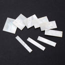 DIY Inlays Material White Mother of Pearl Inlay Blank for Guitar Fingerboard Guitar Neck