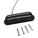 Durable Dual Hot Rail Humbucker Pickup Black for Mandolin/Cigar Box Guitar DIY Parts
