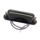Durable Dual Hot Rail Humbucker Pickup Black for Mandolin/Cigar Box Guitar DIY Parts