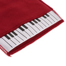 Red Piano Cleaning Cloth Polish Glove Keyboard for Piano Musical Instrument