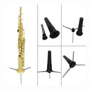 Foldable Tripod Holder Stand for Soprano Saxophone Wind Woodwind Instrument Parts