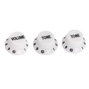 3 Pieces Guitar Tone Volume Knobs Musical Instrument Parts for Guitar Lovers