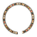 B-77 Acoustic Guitar Circle Rosette Soundhole Sticker for Acoustic Guitar