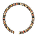 B-77 Acoustic Guitar Circle Rosette Soundhole Sticker for Acoustic Guitar