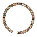 B-77 Acoustic Guitar Circle Rosette Soundhole Sticker for Acoustic Guitar