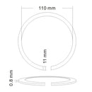 B-77 Acoustic Guitar Circle Rosette Soundhole Sticker for Acoustic Guitar
