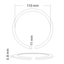 Wood Soundhole Rosette Decal Sticker for Acoustic Classical Guitar Replacement