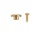 2 Pieces Golden Guitar Round String Tree Retainer with Screws Set for Fender Strat ST Electric Guitar Parts