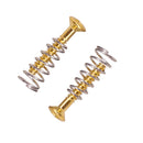 6 Pcs of Set Electric Guitar Single Coil Pickup Frame Fixing Screws Springs Musical Instrument Accessory