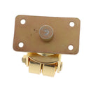 Upright Piano Caster Dual Wheel with 360 Degree Top Plate for Piano Parts Accessories