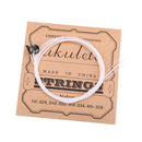 White Nylon Ukulele Strings for 21'' 23'' 26'' Ukulele Guitar Parts Accessories