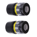 2x Black Dynamic Microphone Mic Core Cartridge for Handheld Microphone Parts