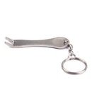 Durable Guitar Bridge Pin Puller Key Chain for Luthier Guitarist Tool Chrome