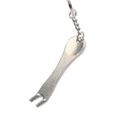 Durable Guitar Bridge Pin Puller Key Chain for Luthier Guitarist Tool Chrome