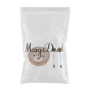 6 inch Kids Wooden Small Drum Toys with Drum Sticks Mallet for Early Education Wood + Felt