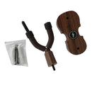 Violin Wall Hanger Studio Wall Mount with Bow Holder Peg for Musical Lovers