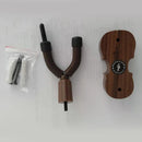 Violin Wall Hanger Studio Wall Mount with Bow Holder Peg for Musical Lovers