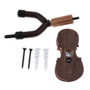 Violin Wall Hanger Studio Wall Mount with Bow Holder Peg for Musical Lovers