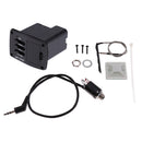 Fienst Replacement Ukulele Piezo Pickup Preamp for Wood Guitar/Ukulele Parts Black