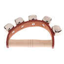 Orff Musical Precussion Instrument Wooden Handle Rattle For Kids