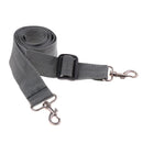 Durable DIY Nylon Snare Drum Sling Strap Belt Gray Bass Drum Neck Strap with Hook 70-135cm
